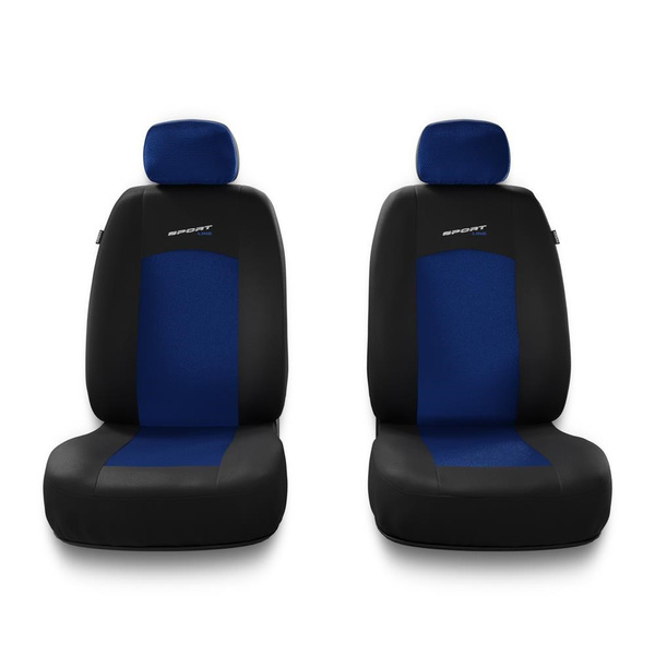 Coprisedili compatibili con Alfa Romeo 145 (1994-2000) - fodere sedili universali - set coprisedili auto - S-BL