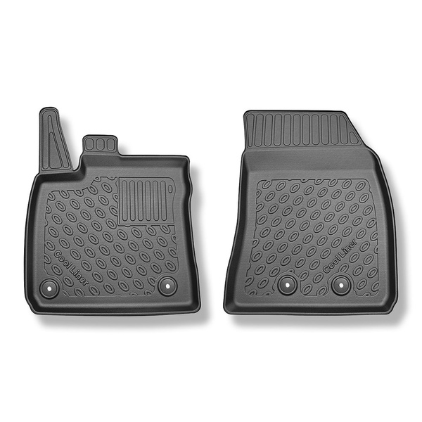 Tappetini Auto in TPE compatibili con Ford Transit Courier I Van (08.2014-2023) - tappeti auto neri