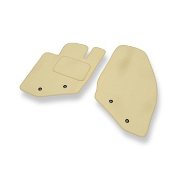 Premium tappetini auto in velluto compatibili con Volvo S80 I (1998-2006) - tappeti auto beige