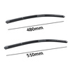 Spazzole tergicristallo anteriori compatibili con Mini Countryman R60 SUV (09.2010-2015) - tergicristalli auto - lame tergilunotto - spazzole piatte