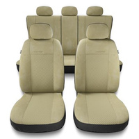 Coprisedili compatibili con Mercedes-Benz 190 (1982-1993) - fodere sedili universali - set coprisedili auto - PG-3