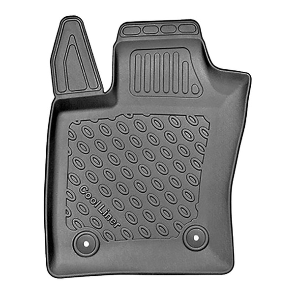 Completo di tappetini e tappetino per bagagliaio TPE per: Jeep Compass II MP 4xe Plug-in Hybrid 07.2020-.... (SUV) - bagagliaio superiore; pavimento mobile nella posizione più alta