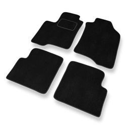 Premium tappetini auto in velluto compatibili con Fiat Panda III (2012-....) - tappeti auto nero