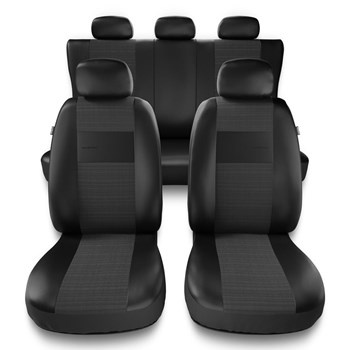 Coprisedili compatibili con Renault Captur (2013-2019) - fodere sedili universali - set coprisedili auto - EXL-4