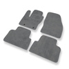 Premium tappetini auto in velluto compatibili con Ford Kuga I SUV (2008-2012) - tappeti auto grigio