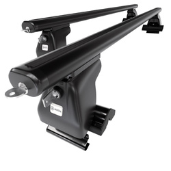 Barre portatutto in alluminio compatibili con Nissan Terrano R20 mk II SUV (1993-2002) - senza punti di fissaggio di serie - portapacchi auto colore nero - portabagagli barre da tetto