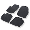 Tappetini auto in gomma compatibili con Ford Mondeo IV (2007-2014) - tappeti gomma neri