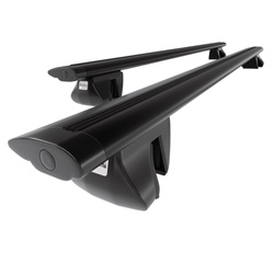 Barre portatutto in alluminio compatibili con BMW X3 E83 SAV (2003-2010) - corrimano - portapacchi auto colore nero - portabagagli barre da tetto