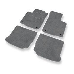 Premium tappetini auto in velluto compatibili con Volkswagen Golf IV Hatchback, Cabriolet, Variant (1997-2006) - tappeti auto grigio