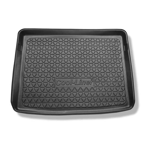 Vasca baule compatibile con Mercedes-Benz Classe B W246, W247 Sports Tourer (10.2011-....) - vano superiore; con doppio piano di carico (con EASY VARIO PLUS SYSTEM (piano di carico piatto)); non per versione Plug-in ibrida - tappetino per bagagliaio - tap