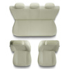 Coprisedili compatibili con Mercedes-Benz Classe B W245, W246, W247 (2005-2019) - fodere sedili universali - set coprisedili auto - CMP-BE