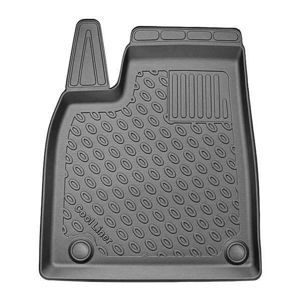 Completo di tappetini e tappetino per bagagliaio TPE per: Tesla Model X 01.2021-.... (SUV) - 5/6/7 posti; bagagliaio anteriore