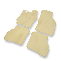 Premium tappetini auto in velluto compatibili con Hyundai Atos I (1997-2004) - tappeti auto beige