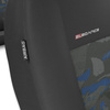 Coprisedili anteriori compatibili con Daewoo Leganza (1997-2002) - fodere sedili universali - set coprisedili auto - 2UNE-BL