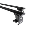 Barre portatutto in alluminio compatibili con Volkswagen Touran Monovolume (2003-2009) - senza punti di fissaggio di serie - portapacchi auto colore nero - portabagagli barre da tetto