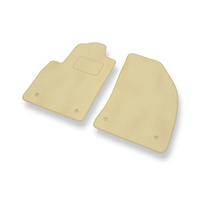 Premium tappetini auto in velluto compatibili con Mazda 2 II (2003-2007) - tappeti auto beige