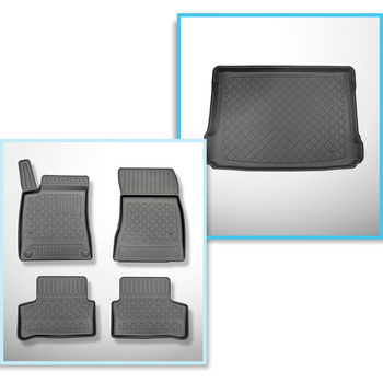 Completo di tappetini e tappetino per bagagliaio TPE per: Mercedes-Benz GLA H247