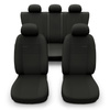 Coprisedili compatibili con Alfa Romeo 166 I, II, III (1998-2007) - fodere sedili universali - set coprisedili auto - RSL-B