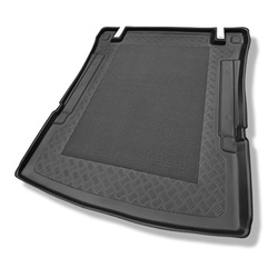 Vasca baule compatibile con Volkswagen Caddy IV Maxi Van (10.2007-10.2020) - Trendline, Comfortline, Highline; 5 posti; con grata dietro la seconda fila di sedili; il mercato polacco - tappetino per bagagliaio - tappeto bagagliaio per auto