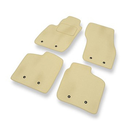 Premium tappetini auto in velluto compatibili con Volvo V40 I (1995-2004) - tappeti auto beige