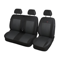 Coprisedili su misura compatibili con Citroen Berlingo II Van (2008-2018) solo sedili anteriori: sedile + sedile doppio - fodere sedili - set coprisedili auto - E3