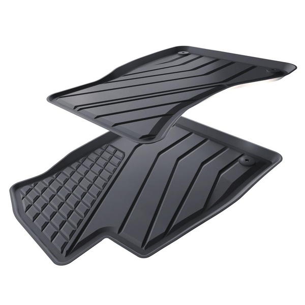 Tappetini Auto in TPE compatibili con Audi A4 B9 Hatchback, Station Wagon (2015-....) - tappeti auto neri