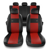 Coprisedili compatibili con Alfa Romeo 145 (1994-2000) - fodere sedili universali - set coprisedili auto - XL-RD