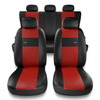 Coprisedili compatibili con Renault Twingo I, II, III (1993-2019) - fodere sedili universali - set coprisedili auto - XL-RD