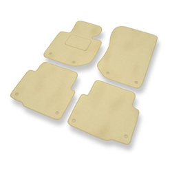 Premium tappetini auto in velluto compatibili con BMW 3 M3 II E36 (1992-1999) - tappeti auto beige