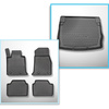 Completo di tappetini e tappetino per bagagliaio TPE per: BMW 1 F20 10.2011-06.2019 (Hatchback)