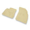 Premium tappetini auto in velluto compatibili con Audi Q7 II (2015-....) - tappeti auto beige