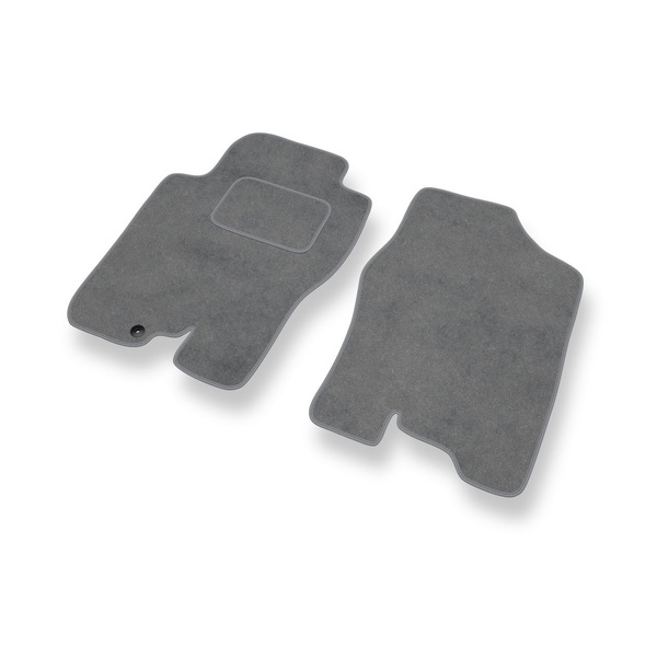 Premium tappetini auto in velluto compatibili con Nissan Navara D40 Pick-Up (2005-2014) - tappeti auto grigio
