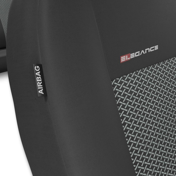 Coprisedili compatibili con Mitsubishi Space Star (2014-....) - fodere sedili universali - set coprisedili auto - UNE-2