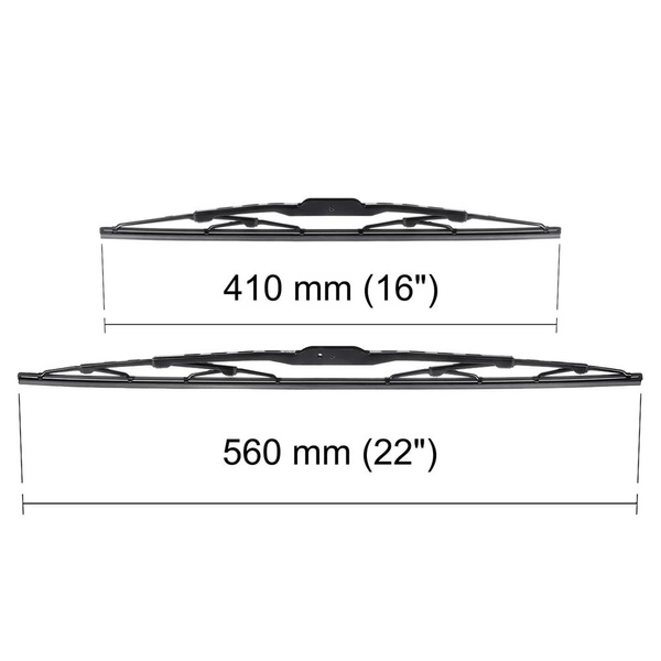 Spazzole tergicristallo anteriori compatibili con Kia Picanto I, II Hatchback (05.2004-2016) - tergicristalli auto - lame tergilunotto - spazzole standard