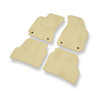 Premium tappetini auto in velluto compatibili con Volkswagen Passat B5 Berlina, Variant (1996-2005) - tappeti auto beige