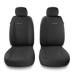 Coprisedili anteriori compatibili con Opel Corsa A, B, C, D, E (1982-2019) - fodere sedili universali - set coprisedili auto - 2UNE-4