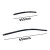 Spazzole tergicristallo anteriori compatibili con Honda Jazz IV Hatchback (09.2015-2020) - tergicristalli auto - lame tergilunotto - spazzole piatte