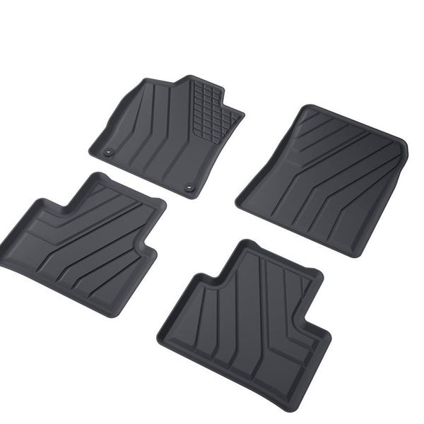 Tappetini Auto in TPE compatibili con Opel Astra L Sports Tourer (2021-....) - non per la versione ibrida - tappeti auto neri