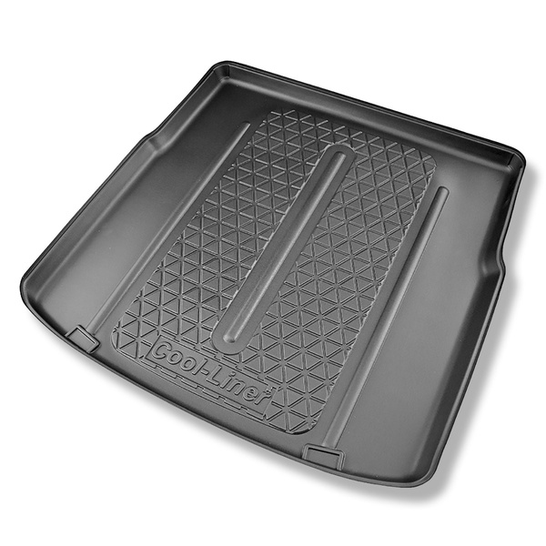 Vasca baule compatibile con Suzuki Swace Hybrid Station Wagon (11.2020-....) - vano superiore (piano di carico piatto); piano di carico regolabile in posizione più alta - tappetino per bagagliaio - tappeto bagagliaio per auto