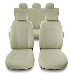 Coprisedili compatibili con Volkswagen Passat B4, B5, B6, B7, B8 (1993-2019) - fodere sedili universali - set coprisedili auto - MD-9