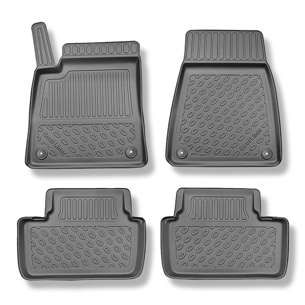 Tappetini Auto in TPE compatibili con Polestar 2 Berlina (07.2020-....) - tappeti auto neri