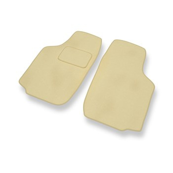 Premium tappetini auto in velluto compatibili con Opel Corsa C (2000-2006) - tappeti auto beige