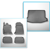 Completo di tappetini e tappetino per bagagliaio TPE per: Subaru XV II e-Boxer 12.2019-10.2023 (SUV)