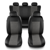 Coprisedili compatibili con Alfa Romeo 146 (1994-2001) - fodere sedili universali - set coprisedili auto - SU-G