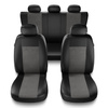 Coprisedili compatibili con Citroen Saxo (1996-2004) - fodere sedili universali - set coprisedili auto - SU-G
