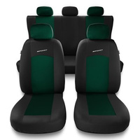 Coprisedili compatibili con Hyundai i30 I, II, III (2007-2019) - fodere sedili universali - set coprisedili auto - S-GR