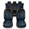 Coprisedili compatibili con Alfa Romeo 146 (1994-2001) - fodere sedili universali - set coprisedili auto - CM-BL