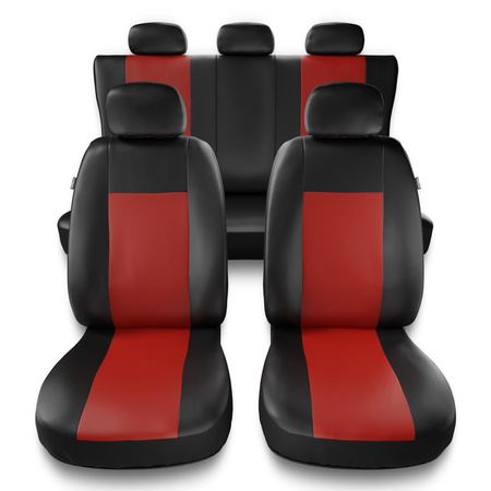 Coprisedili compatibili con Alfa Romeo 159 (2005-2011) - fodere sedili universali - set coprisedili auto - CM-RD