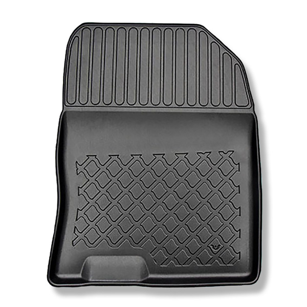 Tappetini Auto in TPE compatibili con Hyundai Kona SUV (11.2017-....) - non per la versione elettrica e ibrida - tappeti auto neri