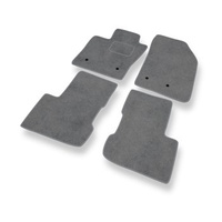 Premium tappetini auto in velluto compatibili con Fiat 500X (2015-2024) - tappeti auto grigio